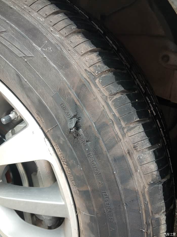【图】新车轮胎报废玛吉斯_瑞虎5论坛