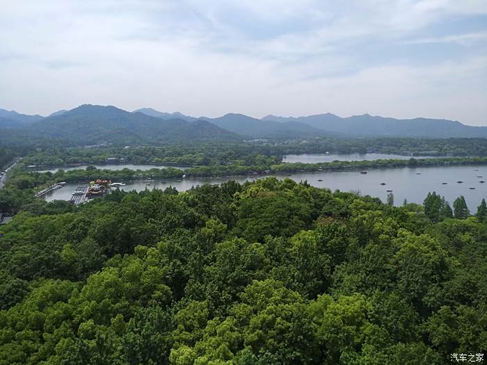 小南湖,苏堤边的风景