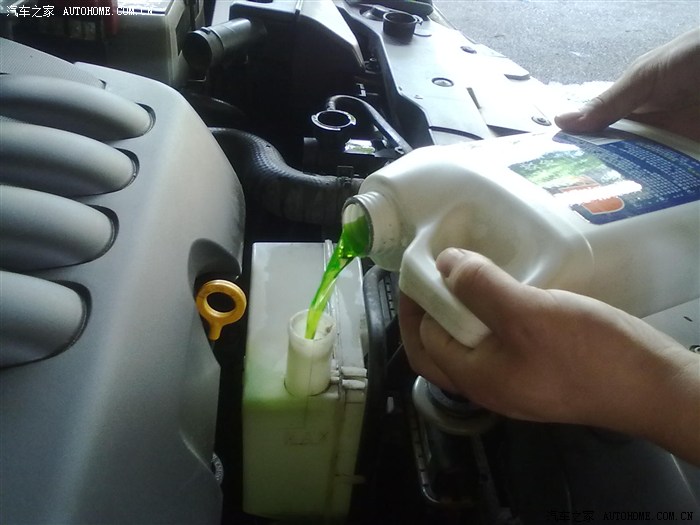 【图】【梦版】轩逸整体更换防冻液(发动机冷