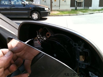 小试牛刀,成功更换外后视镜片