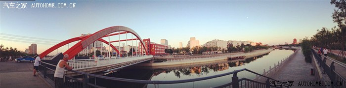 彩虹桥大运河全景