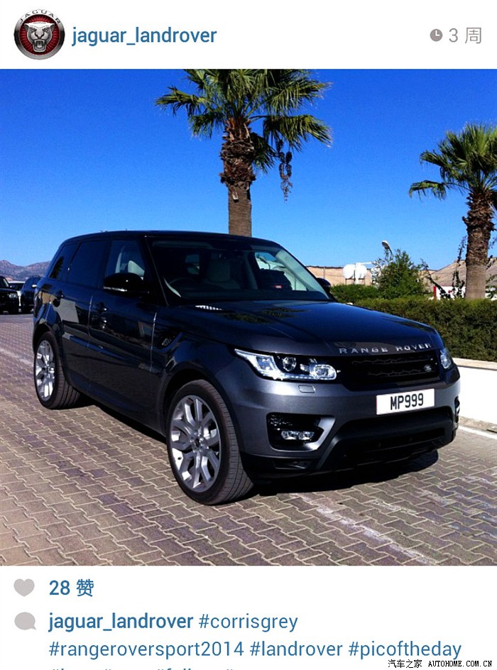 rangeroversport 2014 #corrisgre ,罕见的2014揽运科里斯灰