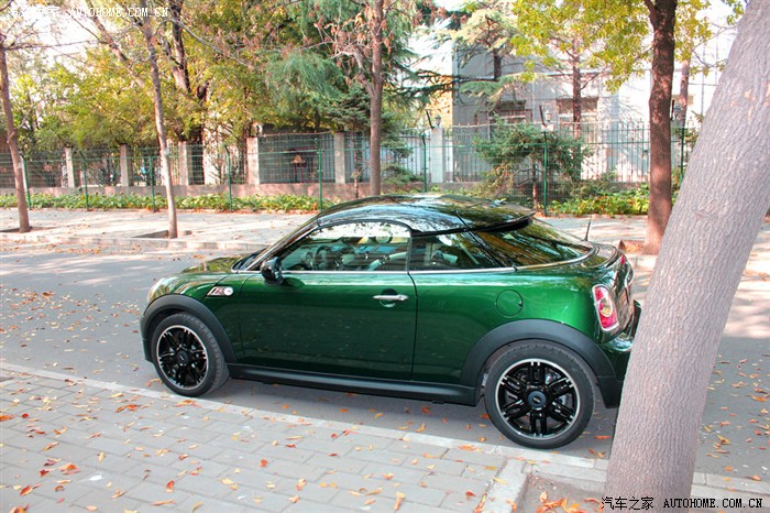 北京罕见的mini cooper s coupe牛津绿提车了!