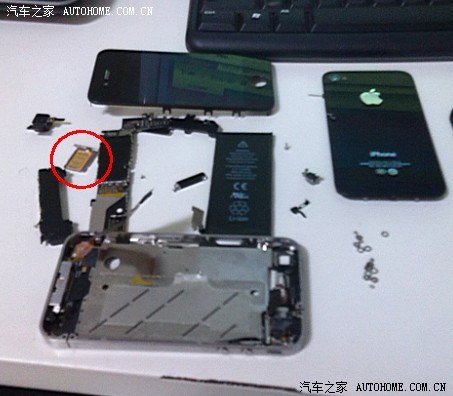 【图】提车作业前夕,iphone4的拆装换零件图。