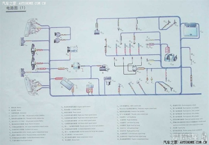 【图】桑塔纳2000gsi轿车结构图册_桑塔纳经典/志俊