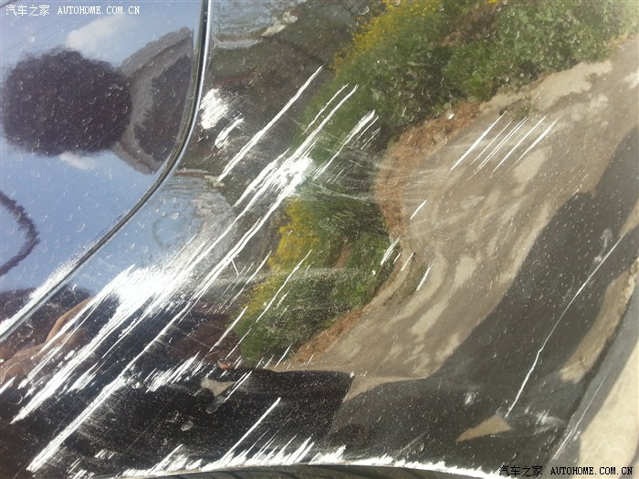 【图】新车子刮花了。谁帮我看看补漆大概要多