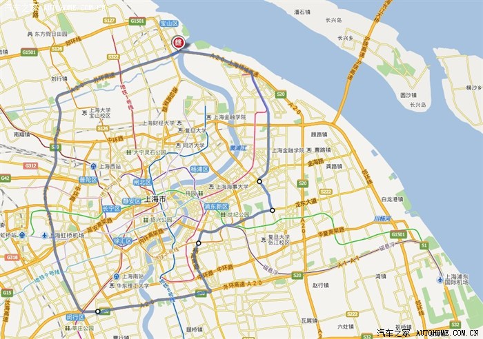 【图】求助:沪c可不可以按下面图上的路线开_上海论坛