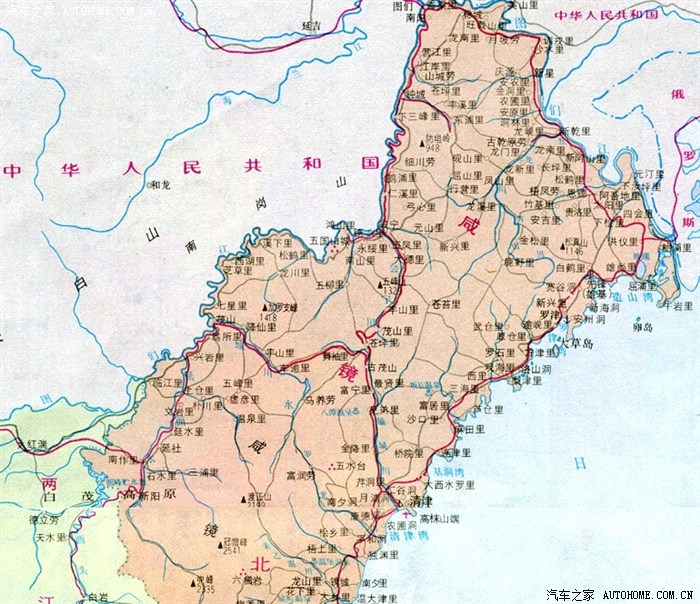 咸镜北道位朝鲜于东北部东临日本海北界图们江面积1.