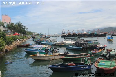 香港美丽渔港长洲岛