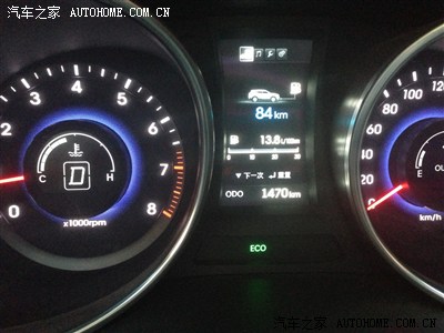 最新胜达油耗显示