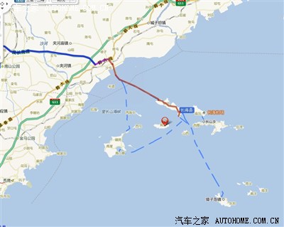 大连长海县哈仙岛 2日 游归来,附带路线,海运说明.