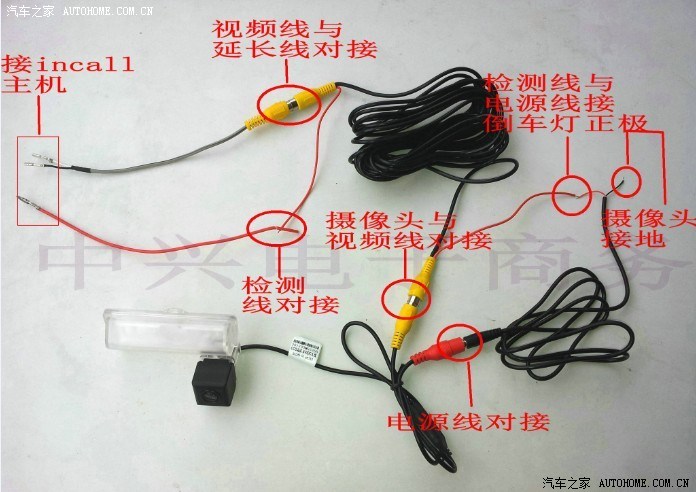 4878 | 回复: 27 悦翔v5论坛 咱v5倒车影像安装  接线就按这两张图 &