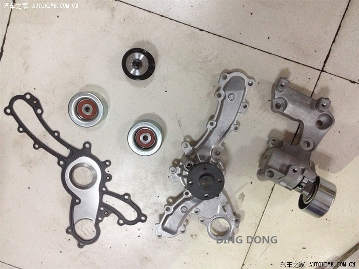 【图】350神马水泵惰轮张紧器皮带发电机轮都