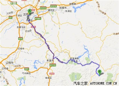 mapgo(出发路线图)沈丹高速-本溪-本桓公路 - lansnode 2013-9-14 22