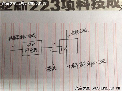 原车喇叭就有继电器啦.