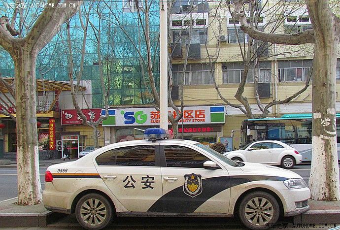 湖南警车在南京要火