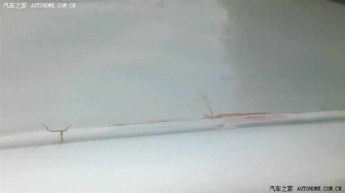 【图】09年宝来车顶胶条处油漆开裂