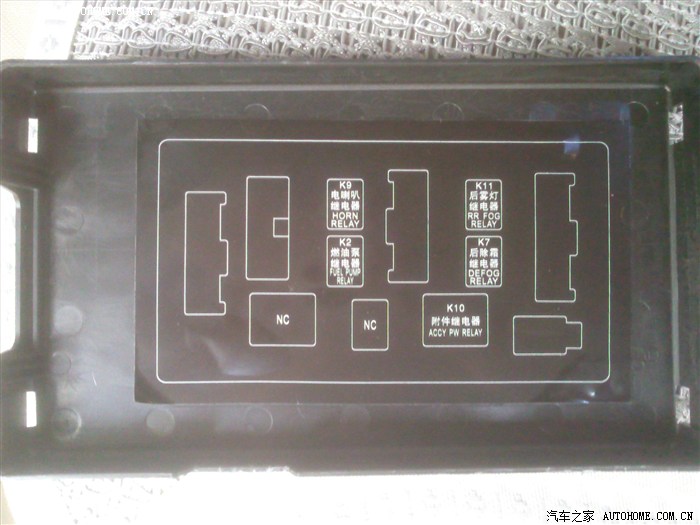 431 | 回复: 12 力帆620论坛 驾驶室的保险丝盒  上图为保险丝盒盖内