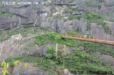 灵山大峡谷探索记-01悬空铁索桥_自驾游论坛_手机汽车之家