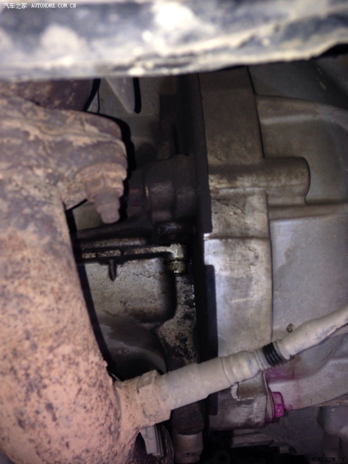 【图】今天保养发现发动机油底壳漏油!_传祺G