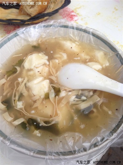 鸡汤豆腐脑