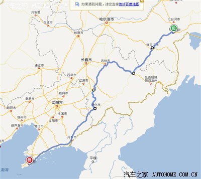 问下吉林的兄弟们,去大连我应该走那条路,那个更好一点