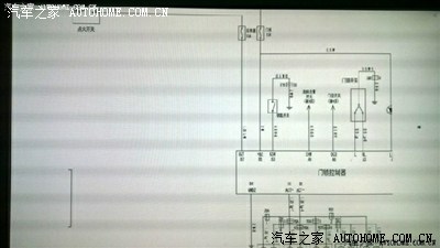 关于中控锁接线原理图