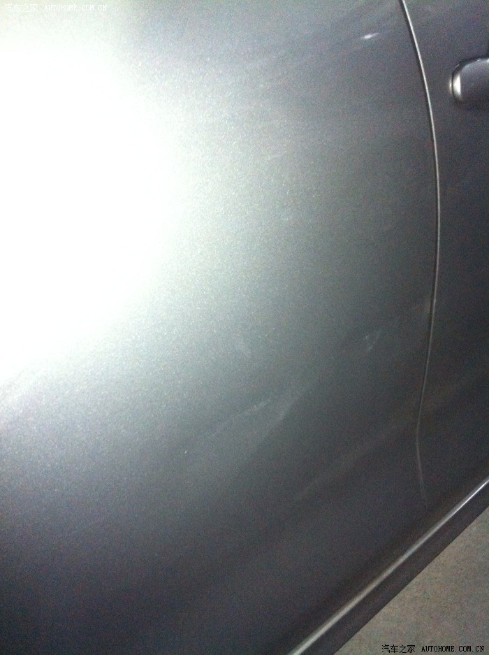 【图】把车刮了凹下去了,一时紧张没报保险!得