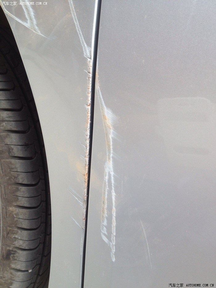 【图】自己开车不小心把车给撞了请问这样可以