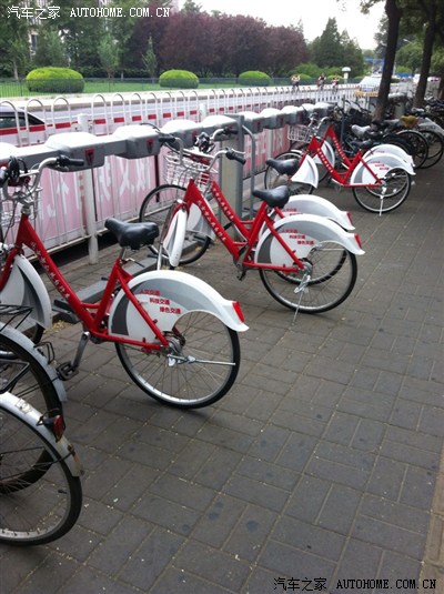 通州的455个公共自行车站配备了免费无线网络连接