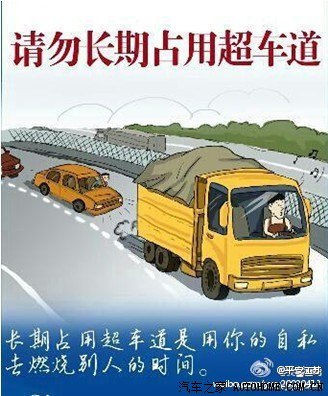 关于高速公路行车(长时间占用超车道)