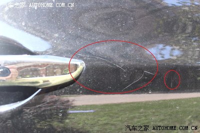 【图】车子被小区的小孩子划了,请问这种划痕