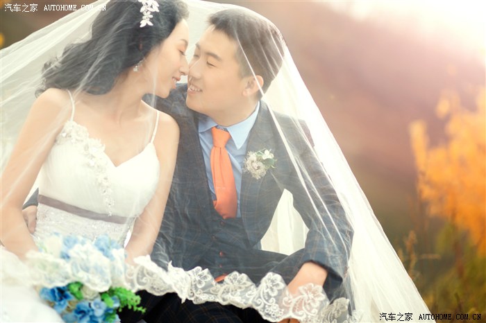 【图】发点我和我老婆的结婚照。说说我俩的八