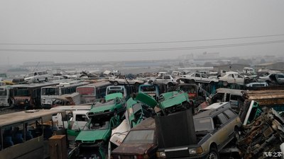 【图】洛阳的废旧汽车报废市场_桑塔纳经典\/志