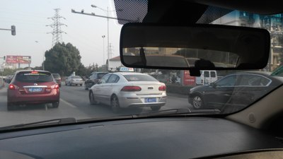 观致3出租车照片一张