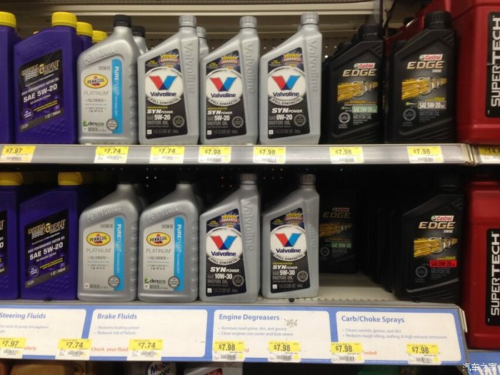 【图】看看国外的沃尔玛卖的都是啥机油