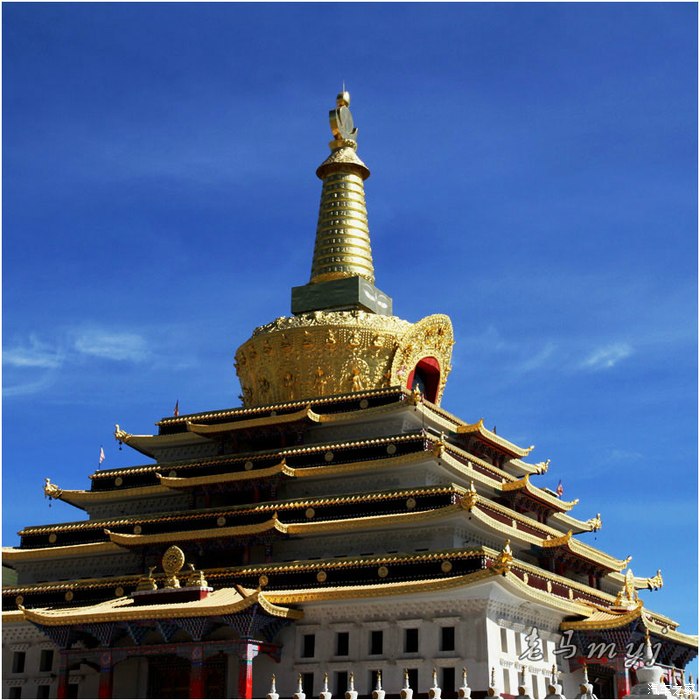 图】挺进色达(五)--金碧辉煌的灵气寺庙--东嘎寺