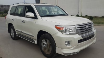 (天津王百万)14款酷路泽4000原装高配白车黑内