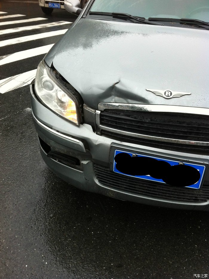 【图】流年不利,撞车追尾我全责。_瑞麒G5论