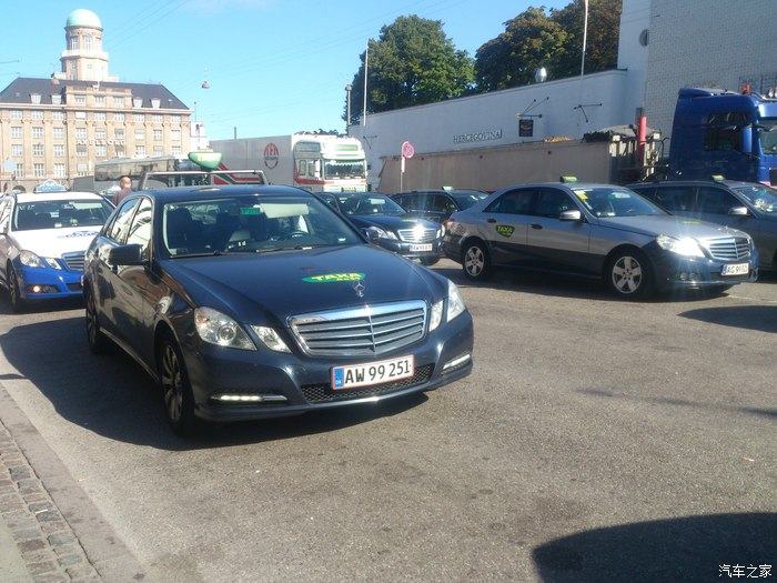 【图】丹麦德国的出租车_奔驰E级论坛