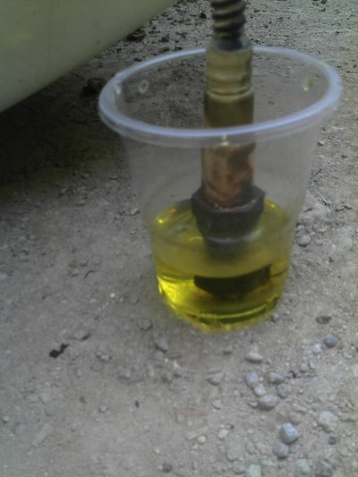 北斗星7万公里清洗前后氧传感器