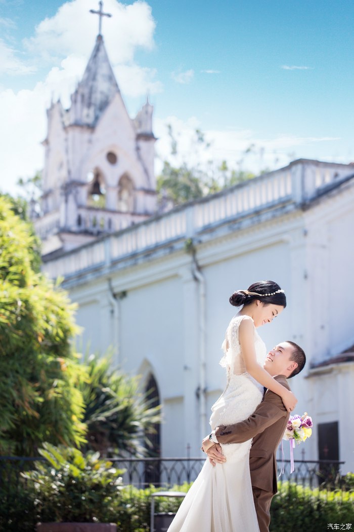 幸福的降临 我与女神婚纱照