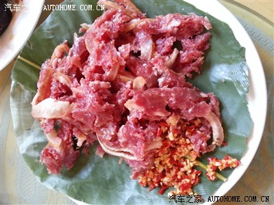 这个是特色---酸肉,耿马和孟定都有,但味道还是有一定区别!