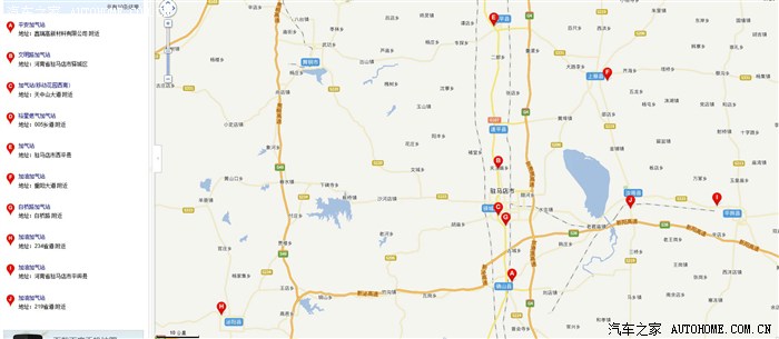 驻马店天中山大道南段与107国道交叉口.