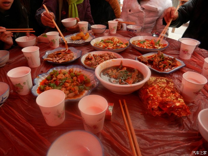 乡坝头吃酒碗----今天花夜。