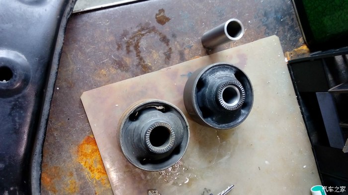 老A5更换旗云3新款下摆臂详细作业 三尺寒冰 2.11号补充高清图片