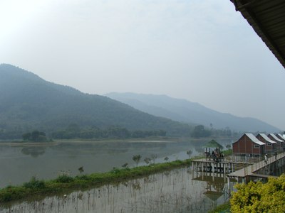 鼎湖沙浦天湖度假山庄白鹭岛