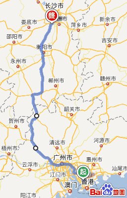 过年深圳回湖南湘潭走g55两广高速推荐路线