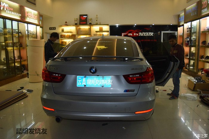 昆明发烧友 昆明专业汽车音响改装宝马GT320高清图片