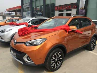 新人报道!西安第一辆名爵锐腾、橙色四驱2.0T